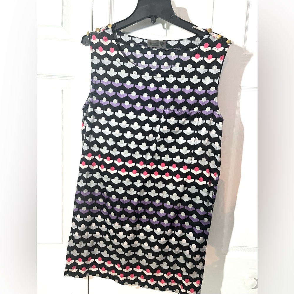 Numph Sleeveless multi color top Sz Top